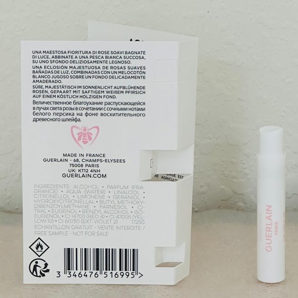 🌸 NEW🌸 GUERLAIN Paris Aqua Allegoria Rosa Rossa Spray Sample, 1 mL - Picture 2 of 3